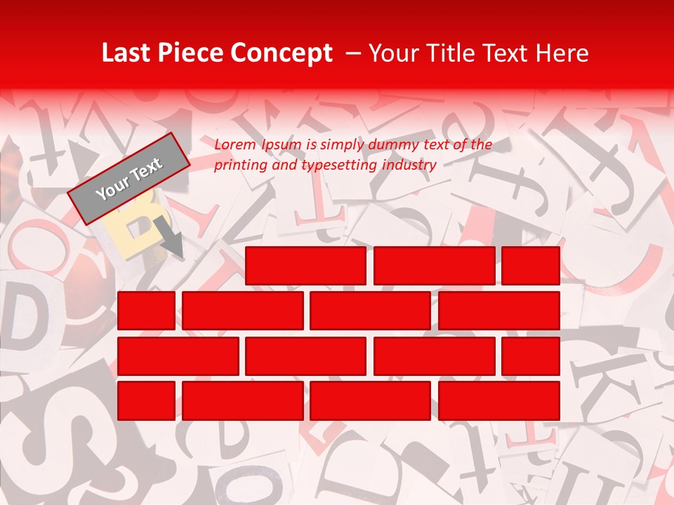 Layers Collage Black PowerPoint Template