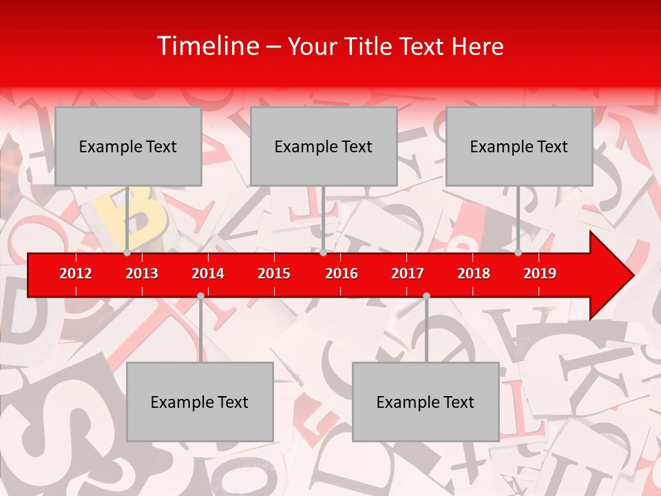 Layers Collage Black PowerPoint Template