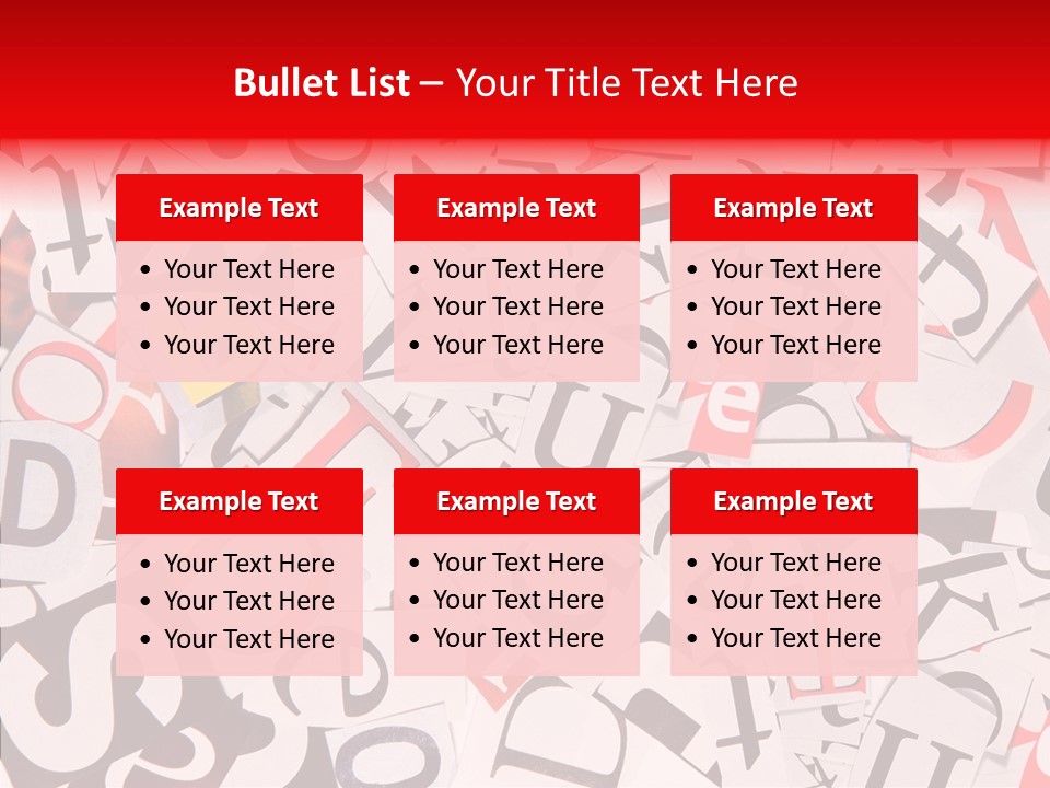 Layers Collage Black PowerPoint Template