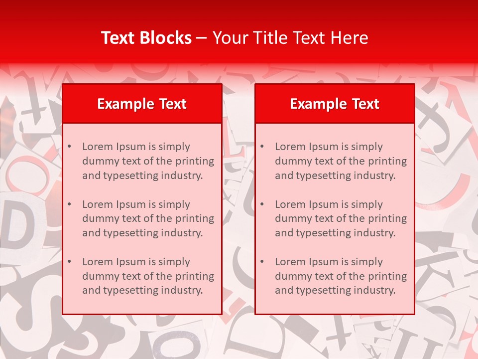 Layers Collage Black PowerPoint Template