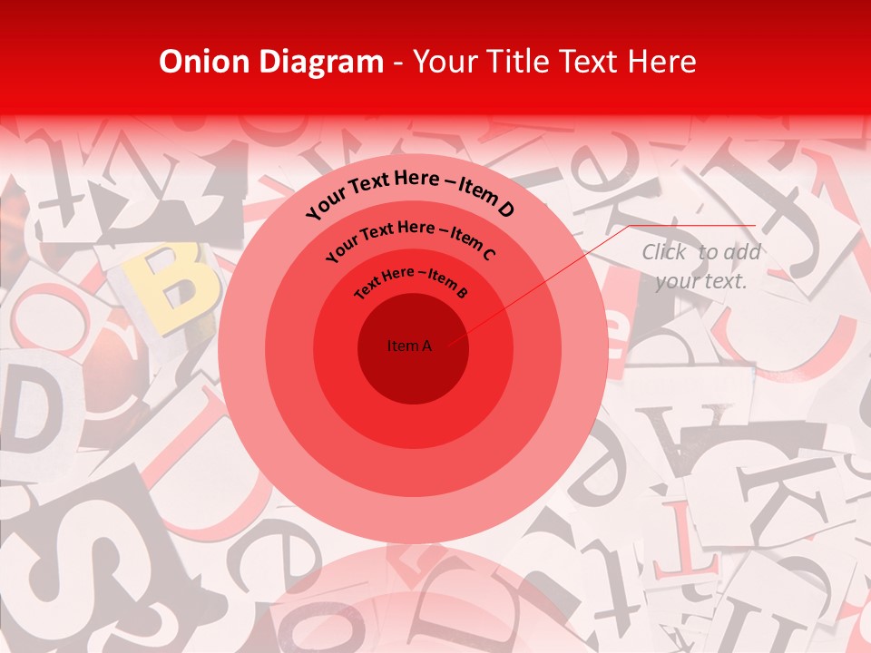 Layers Collage Black PowerPoint Template