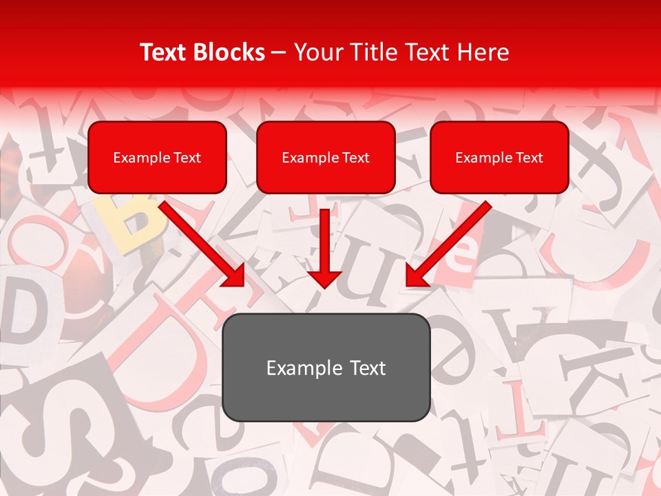 Layers Collage Black PowerPoint Template