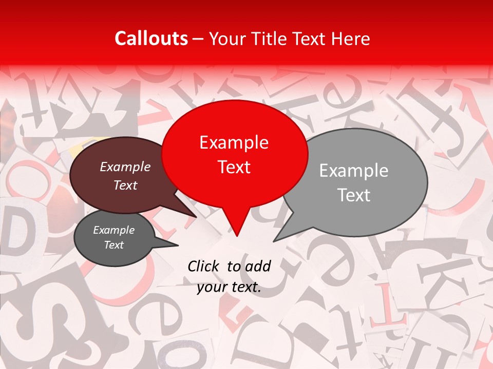 Layers Collage Black PowerPoint Template