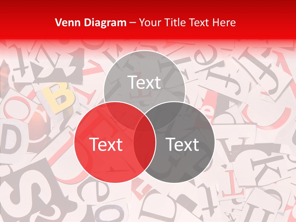 Layers Collage Black PowerPoint Template