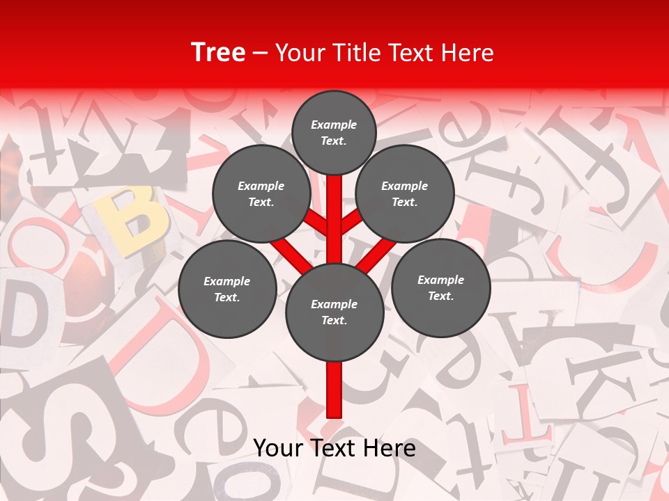 Layers Collage Black PowerPoint Template