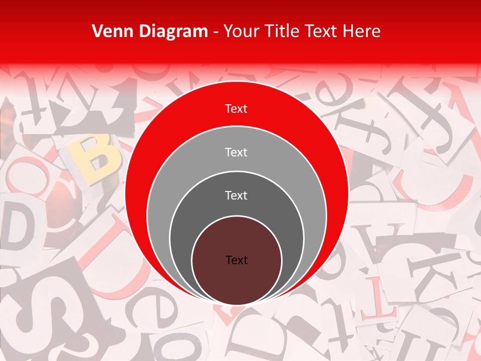 Layers Collage Black PowerPoint Template
