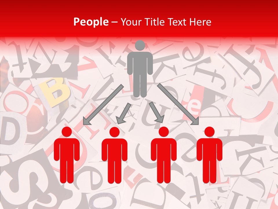 Layers Collage Black PowerPoint Template