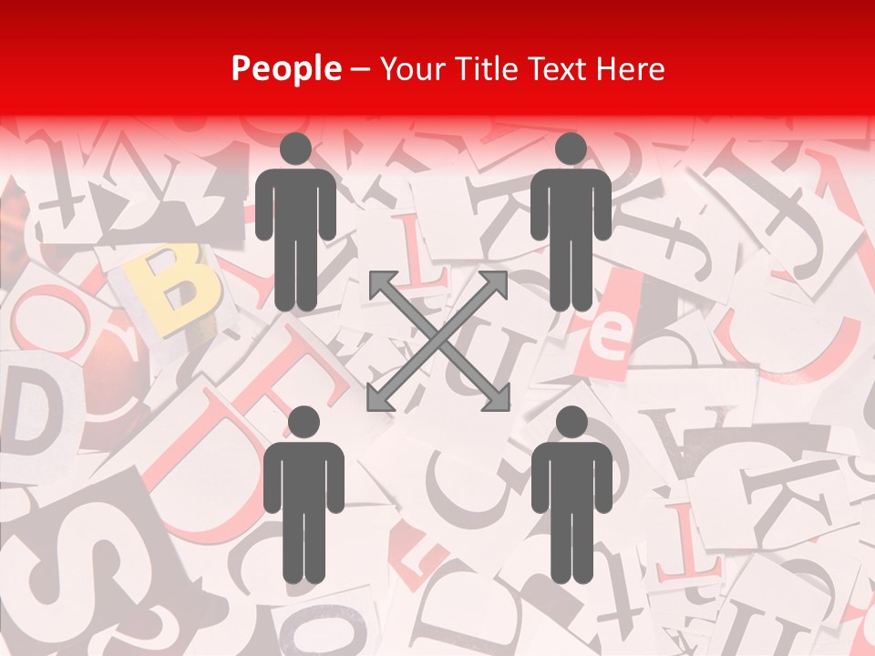 Layers Collage Black PowerPoint Template