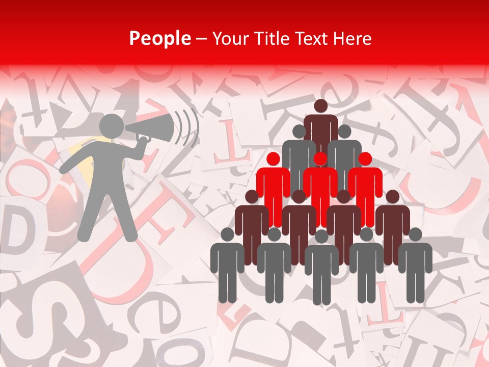 Layers Collage Black PowerPoint Template