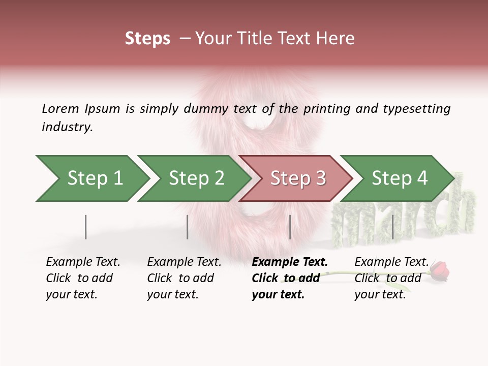 Love Red Holiday PowerPoint Template