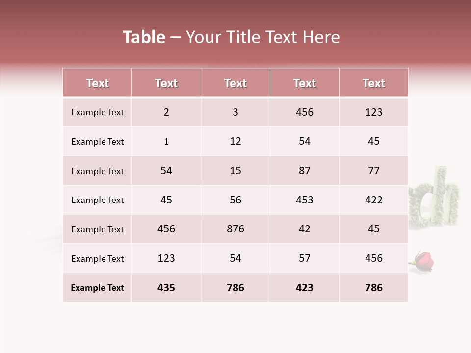 Love Red Holiday PowerPoint Template