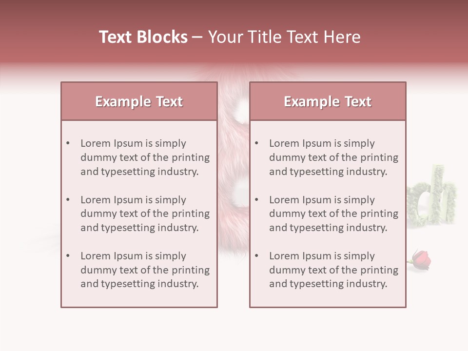 Love Red Holiday PowerPoint Template