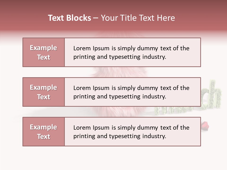 Love Red Holiday PowerPoint Template