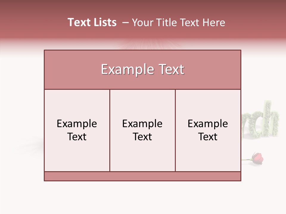 Love Red Holiday PowerPoint Template