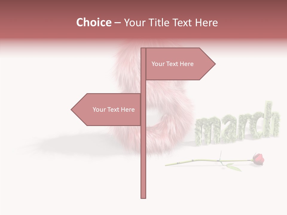 Love Red Holiday PowerPoint Template