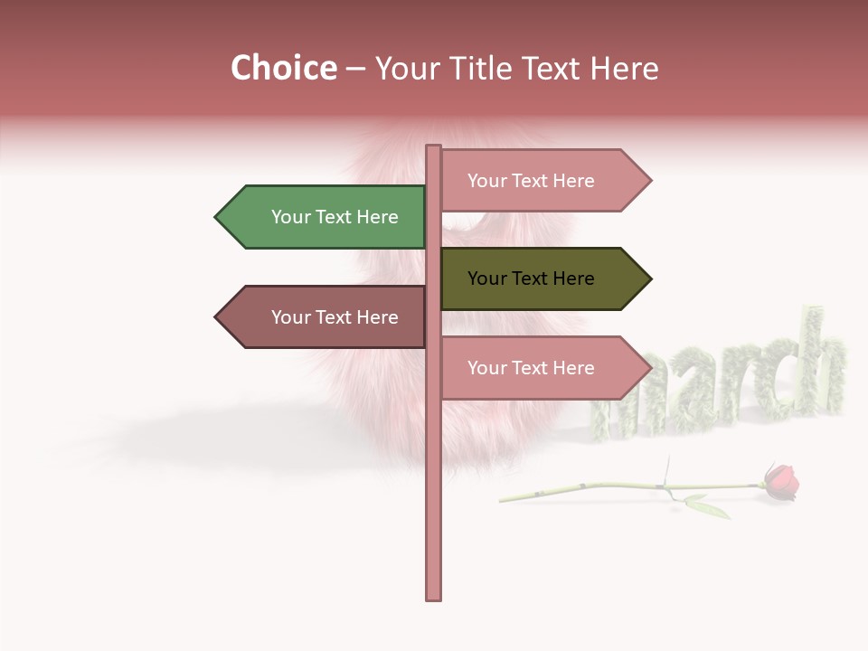 Love Red Holiday PowerPoint Template