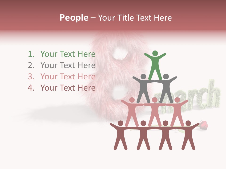 Love Red Holiday PowerPoint Template