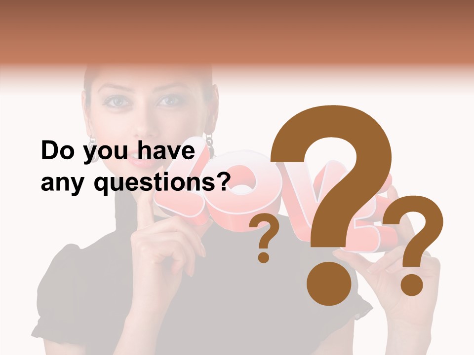 Sign Attractive White PowerPoint Template