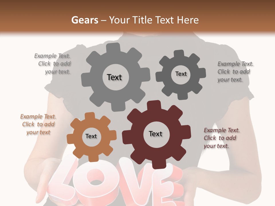 White Pretty Displaying PowerPoint Template