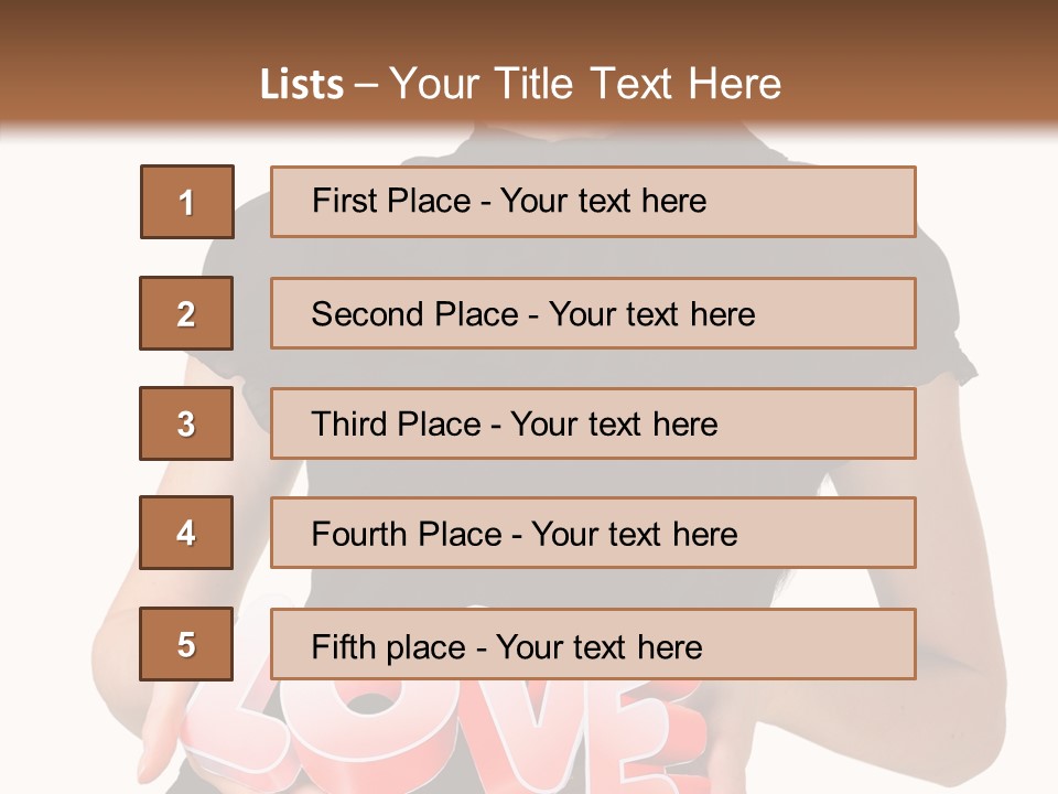 White Pretty Displaying PowerPoint Template