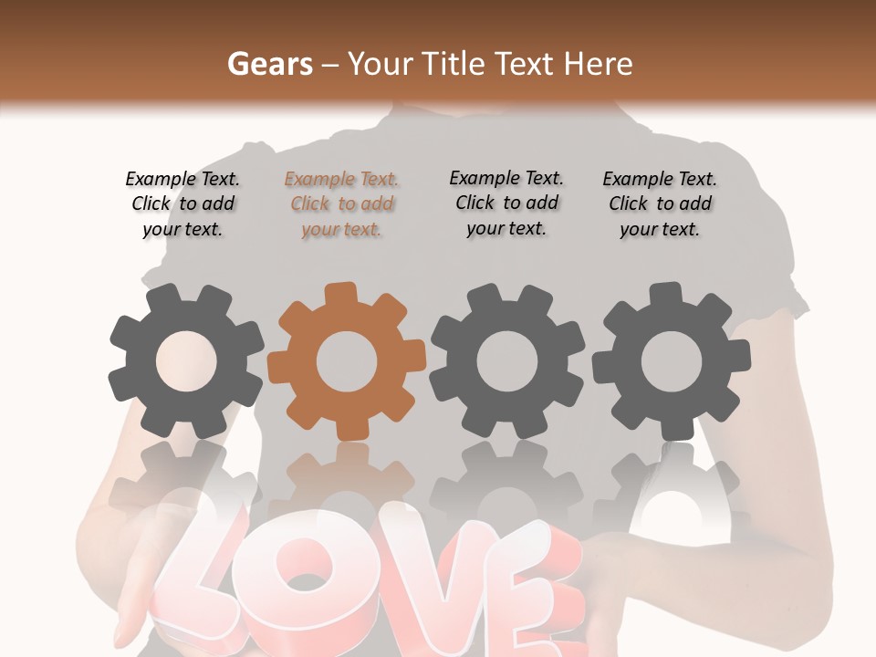 White Pretty Displaying PowerPoint Template