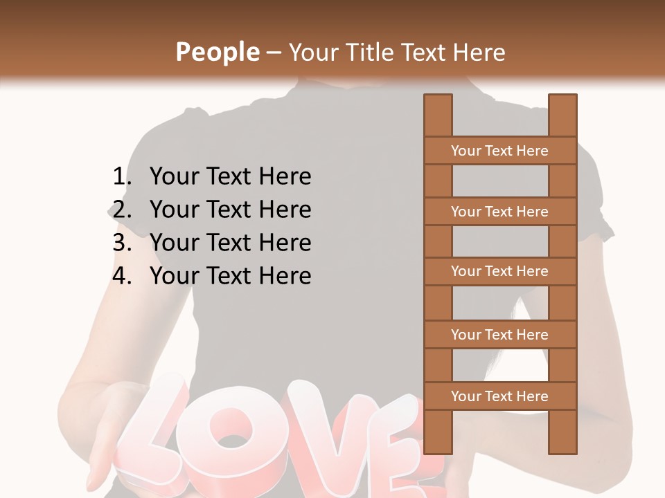 White Pretty Displaying PowerPoint Template