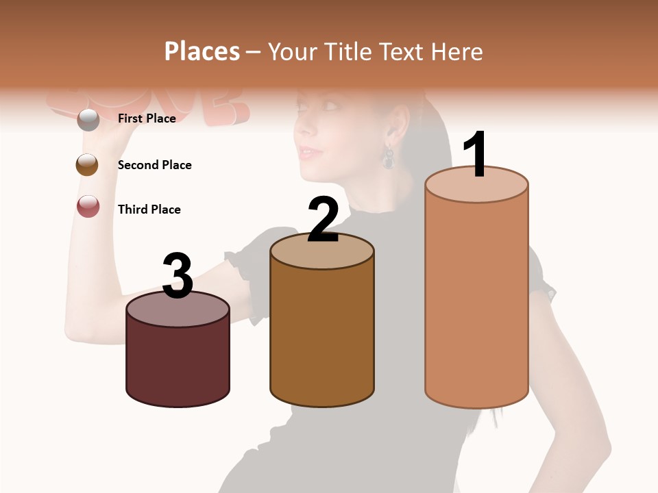 Hand Elegant Standing PowerPoint Template