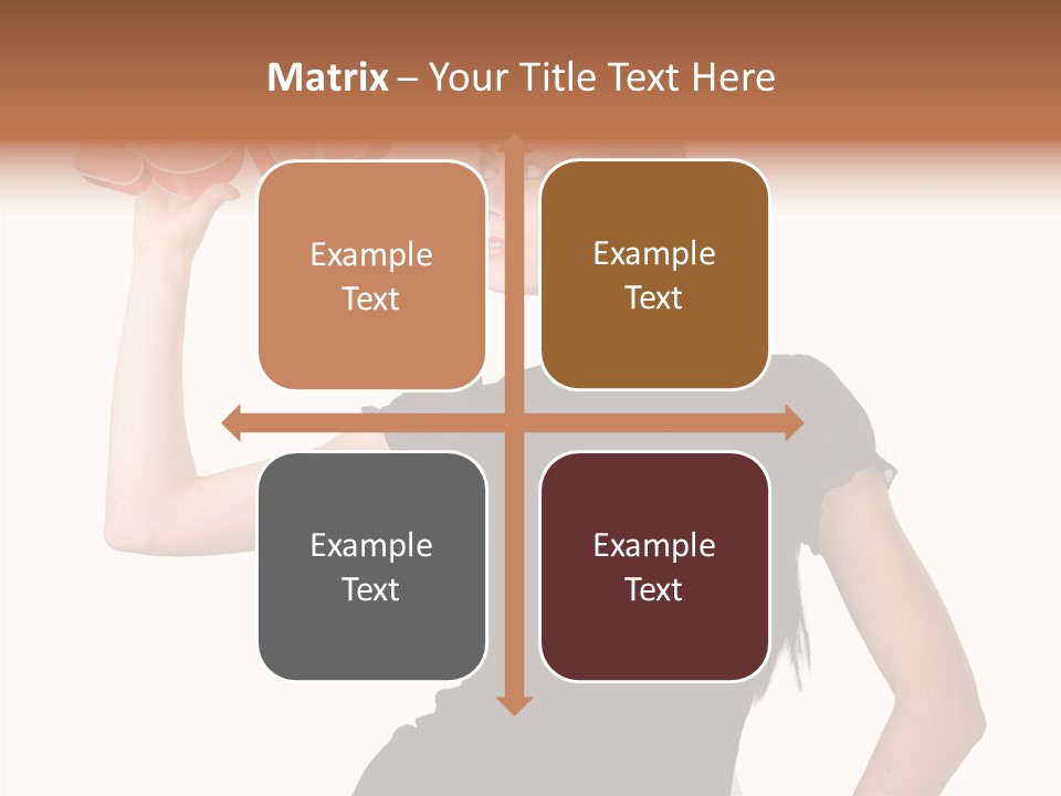 Hand Elegant Standing PowerPoint Template