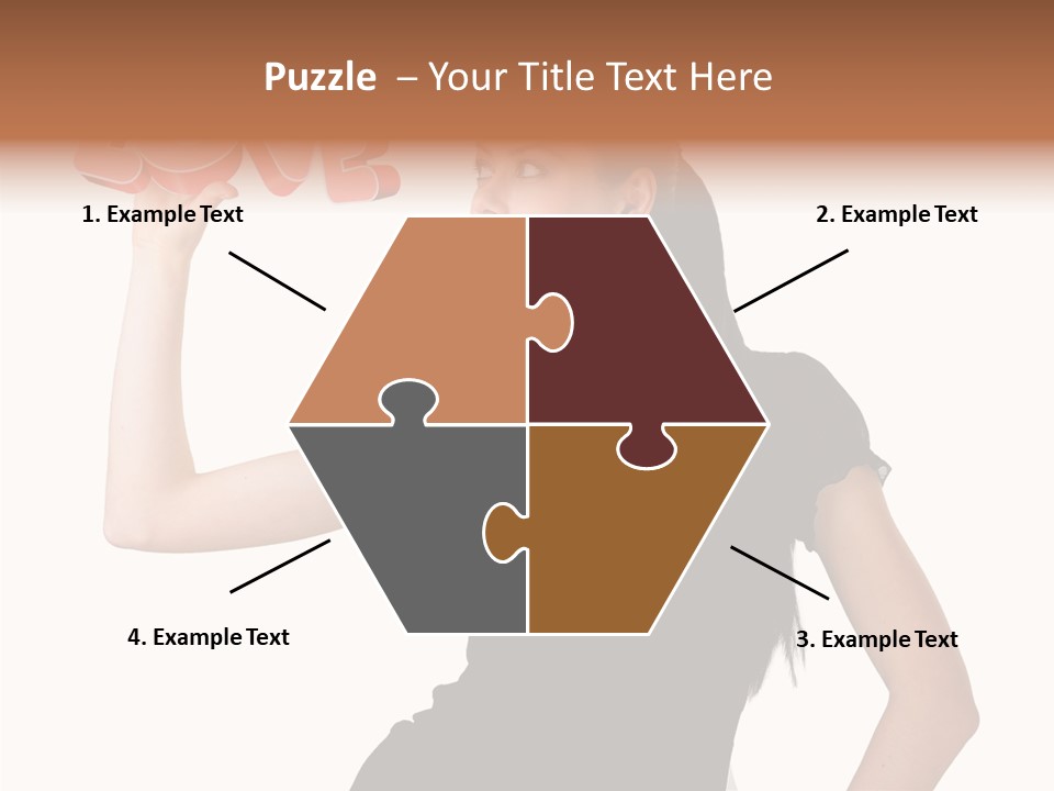 Hand Elegant Standing PowerPoint Template