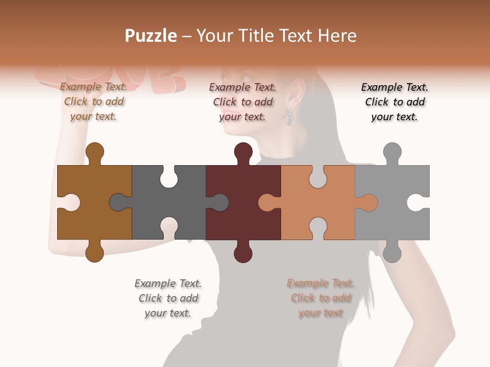 Hand Elegant Standing PowerPoint Template