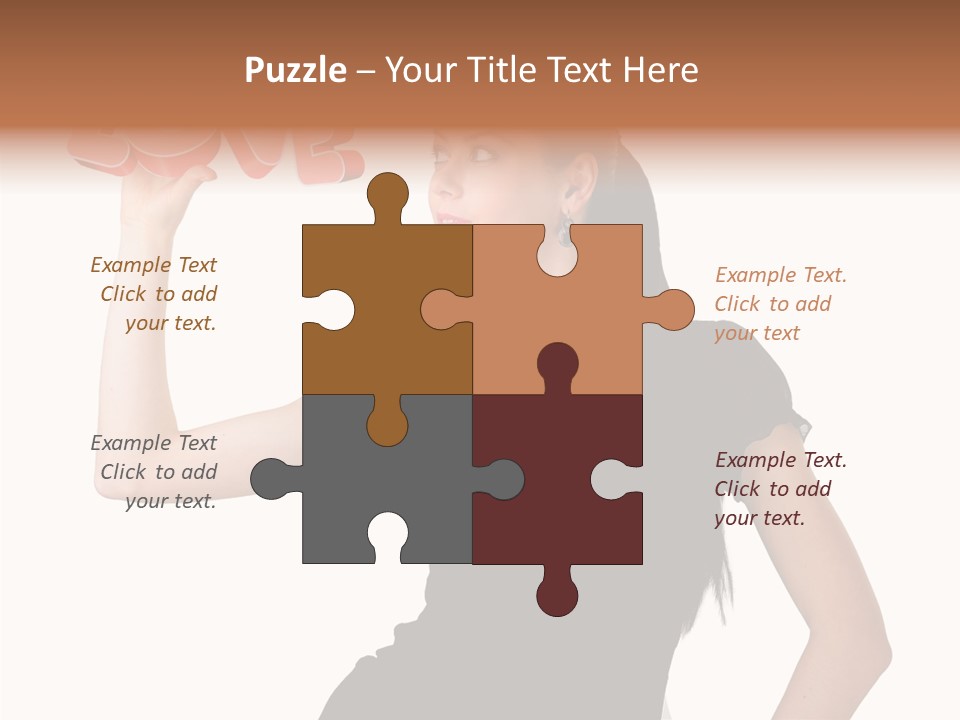 Hand Elegant Standing PowerPoint Template