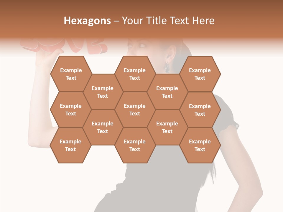 Hand Elegant Standing PowerPoint Template