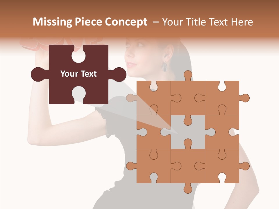 Hand Elegant Standing PowerPoint Template