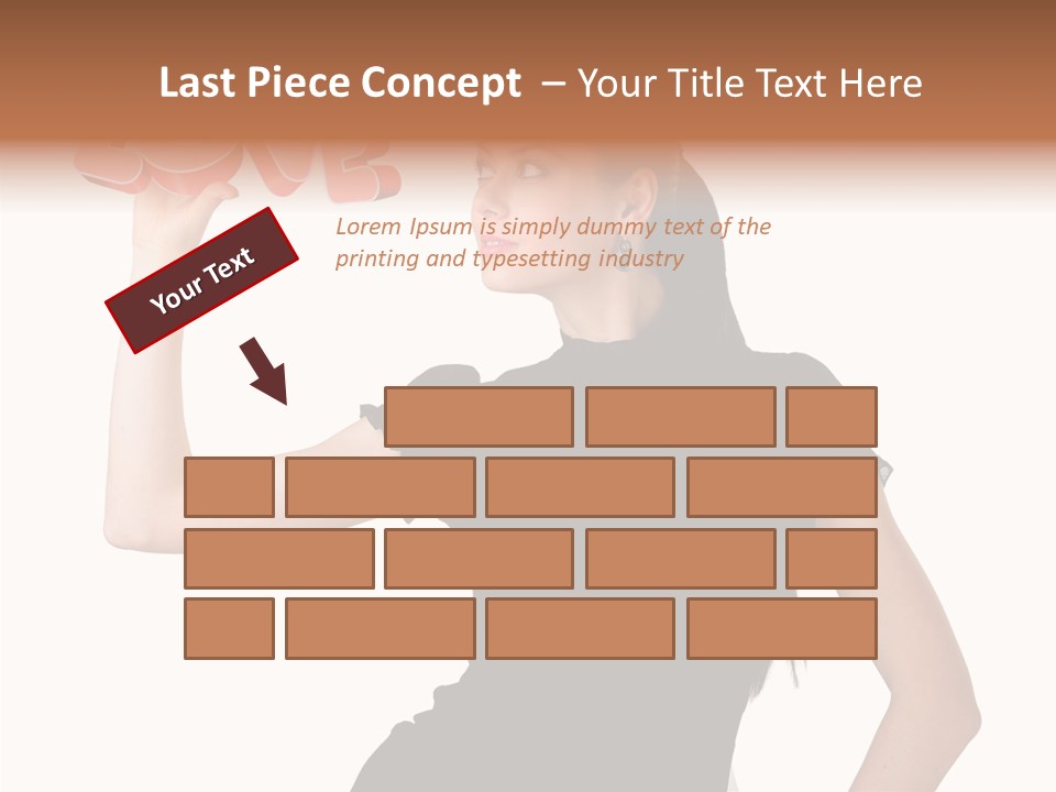 Hand Elegant Standing PowerPoint Template