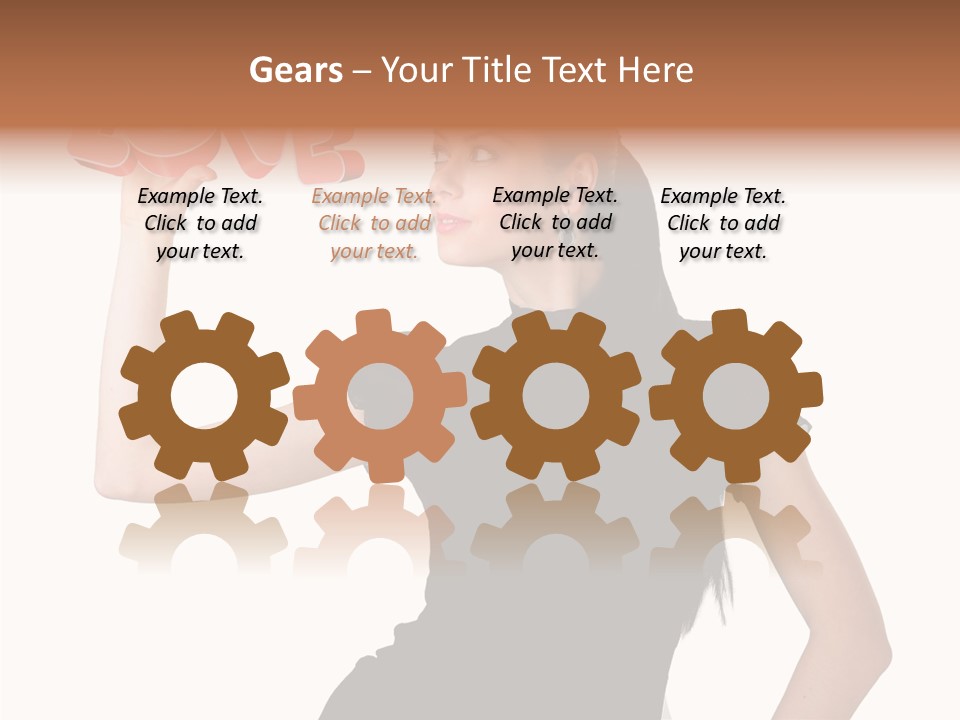 Hand Elegant Standing PowerPoint Template