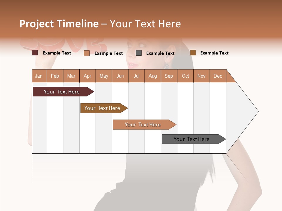 Hand Elegant Standing PowerPoint Template