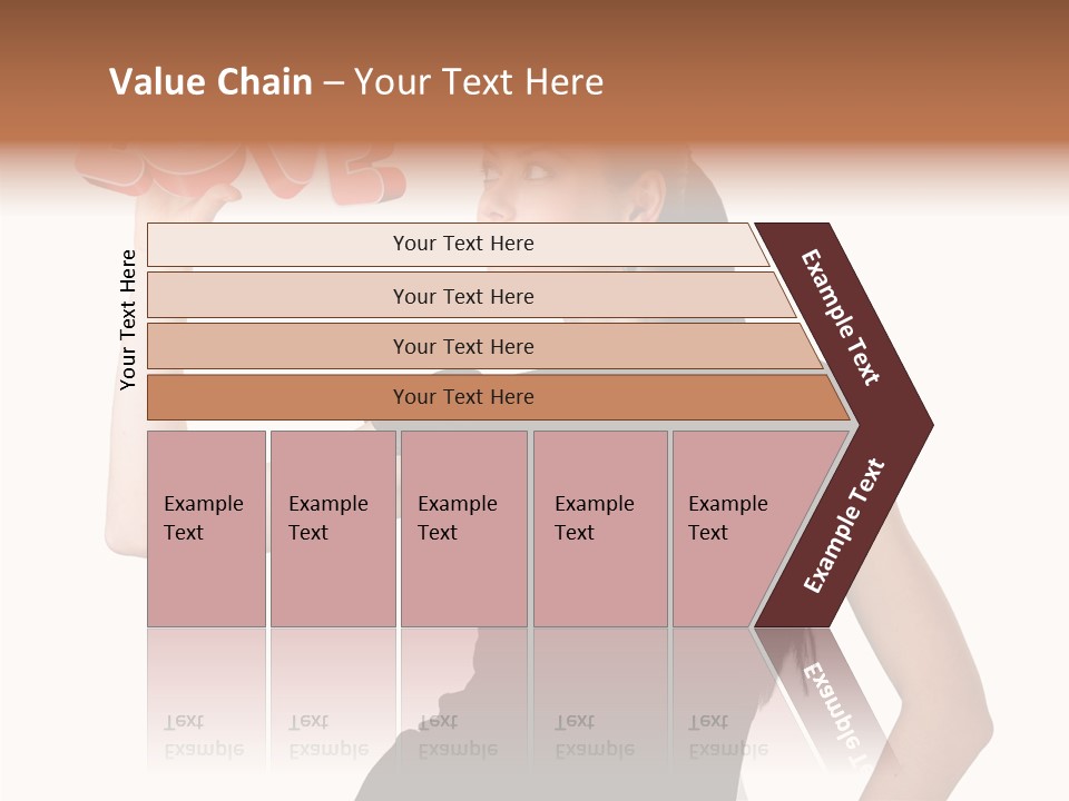 Hand Elegant Standing PowerPoint Template