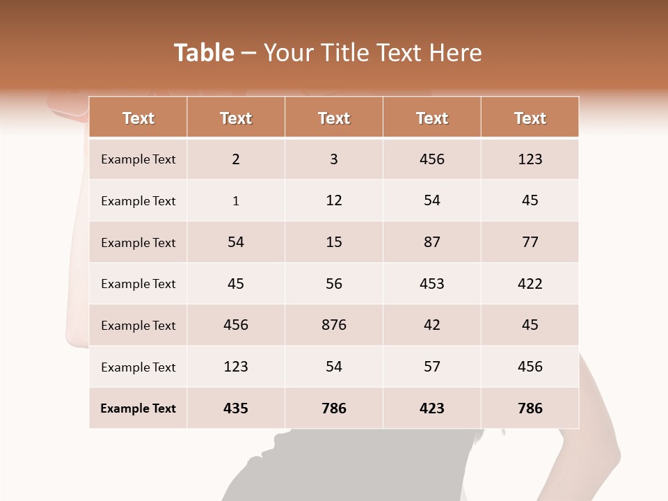 Hand Elegant Standing PowerPoint Template