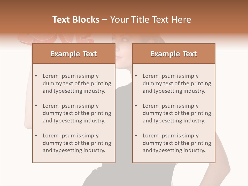 Hand Elegant Standing PowerPoint Template