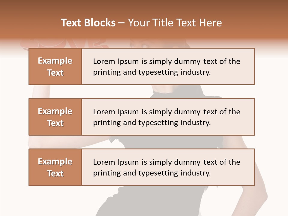 Hand Elegant Standing PowerPoint Template