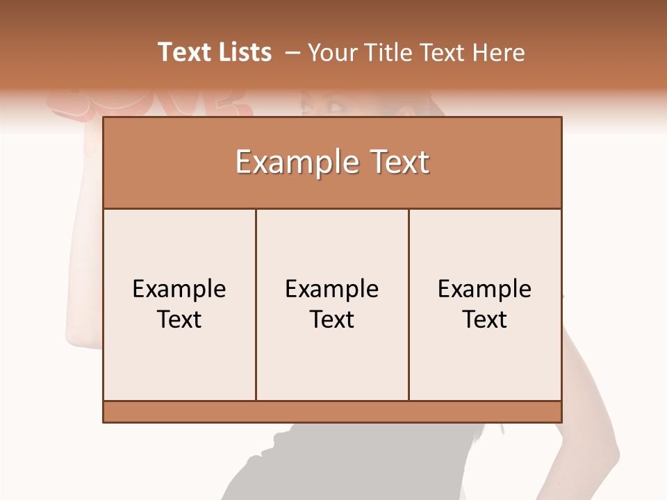 Hand Elegant Standing PowerPoint Template
