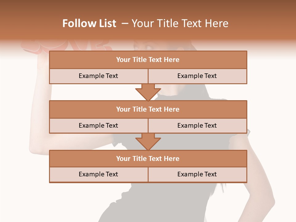 Hand Elegant Standing PowerPoint Template