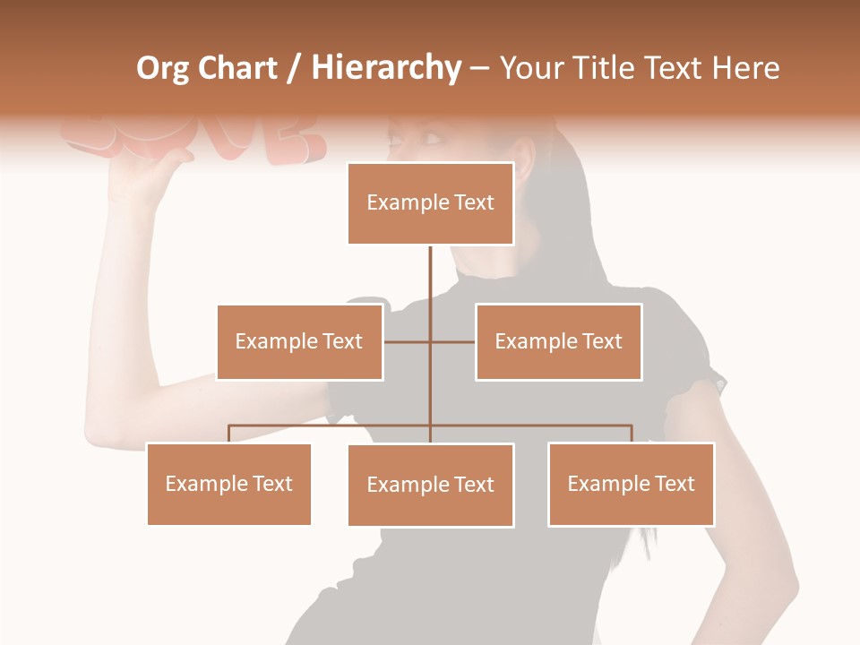 Hand Elegant Standing PowerPoint Template