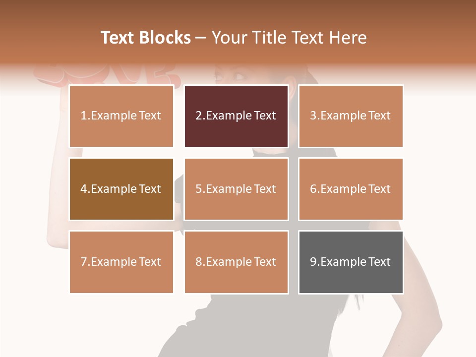 Hand Elegant Standing PowerPoint Template