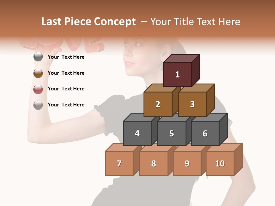 Hand Elegant Standing PowerPoint Template
