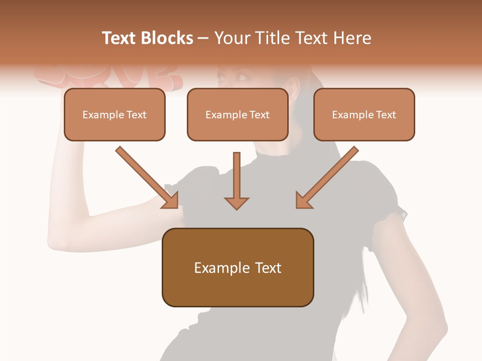 Hand Elegant Standing PowerPoint Template