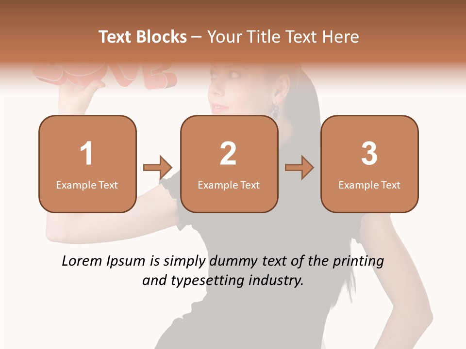 Hand Elegant Standing PowerPoint Template