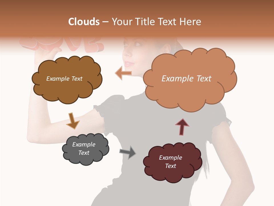 Hand Elegant Standing PowerPoint Template