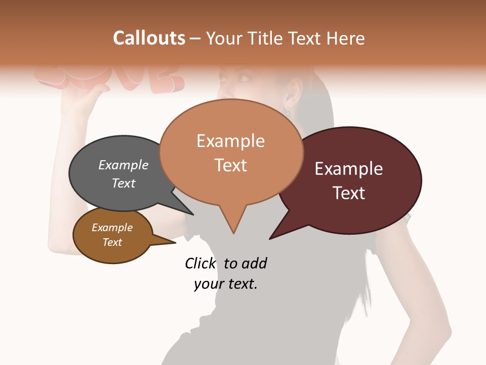 Hand Elegant Standing PowerPoint Template