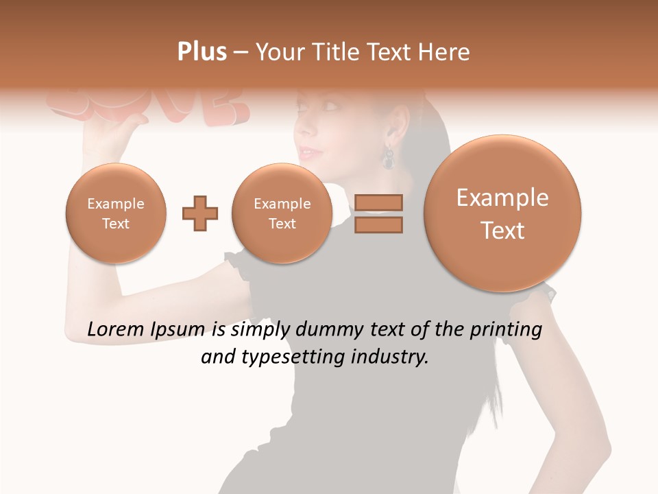 Hand Elegant Standing PowerPoint Template
